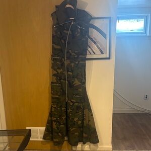 AKIRA Camouflage Maxi Dress